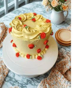 Alternative view of Rosette Cake